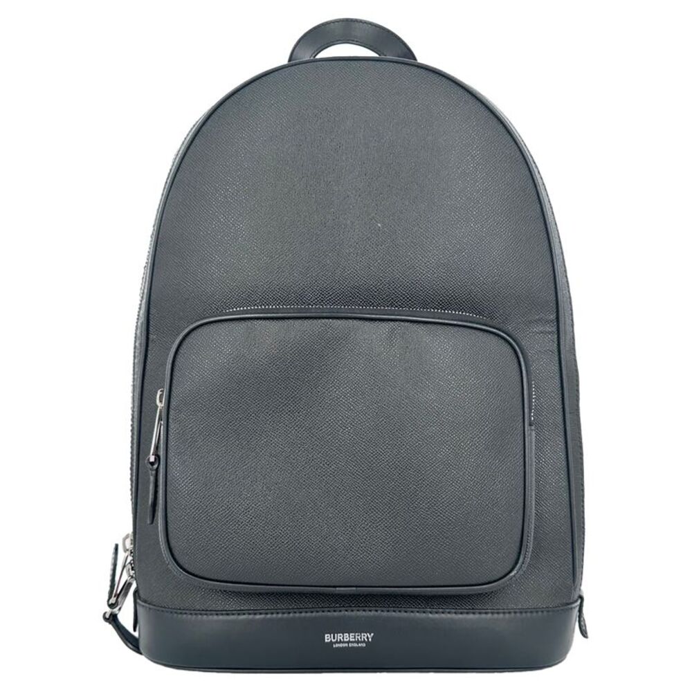 Burberry Rocco Backpack in Black Grainy Leather
